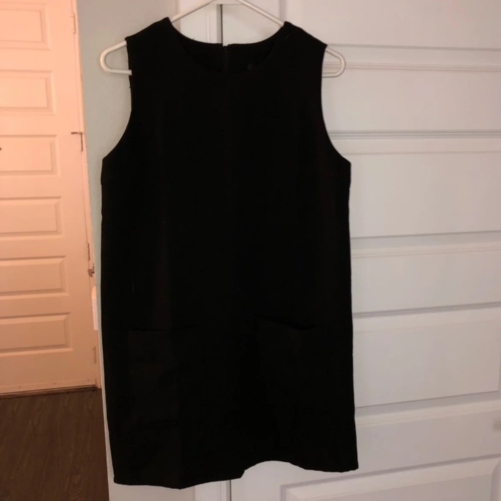 Black shift dress